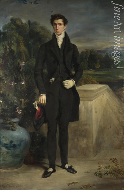 Delacroix Eugène - Porträt von Louis-Auguste Schwiter