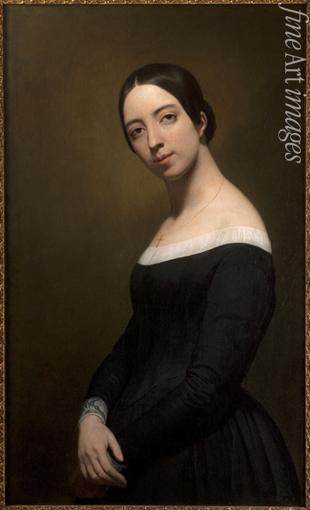 Scheffer Ary - Porträt von Sängerin und Komponistin Pauline Viardot (1821-1910)