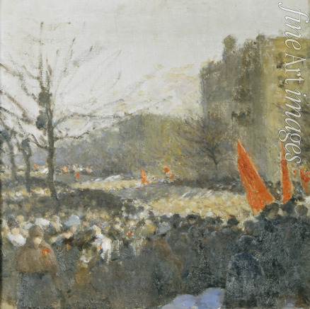 Nilus Pyotr Alexandrovich - Revolutionary demonstration in February 1917