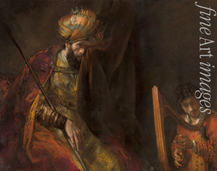Rembrandt van Rhijn - Saul und David