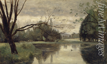 Corot Jean-Baptiste Camille - L'étang aux canards (The duck pond)