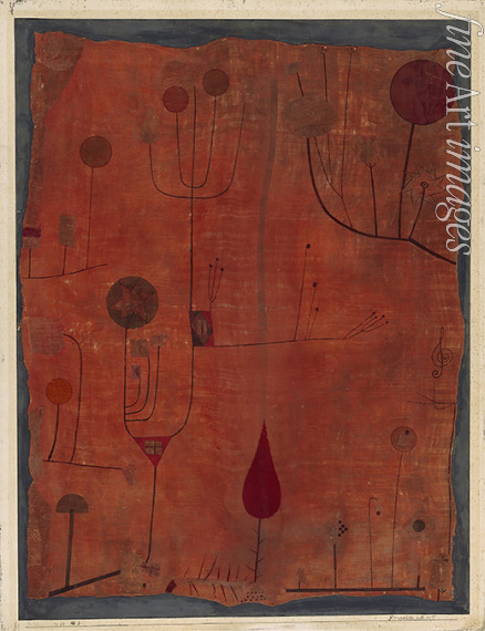 Klee Paul - Fruits on Red