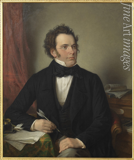 Rieder Wilhelm August - Portrait of Franz Schubert (1797-1828)