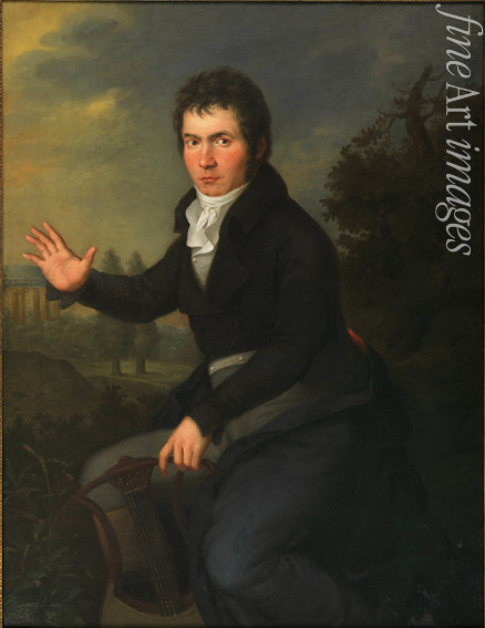 Maehler Willibrord Josef - Portrait of Ludwig van Beethoven