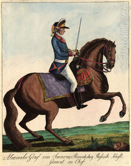 Löschenkohl Johann Hieronymus - Feldmarschall Generalissimus Graf Alexander Suworow (1729-1800)