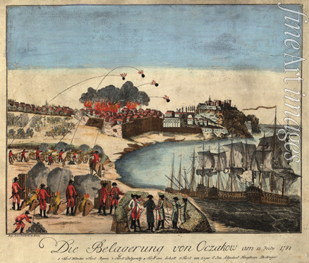 Loeschenkohl Johann Hieronymus - The Siege of the Fortress Ochakov on December 1788