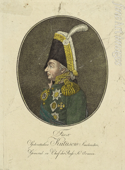 Loeschenkohl Johann Hieronymus - Portrait of Field Marshal Prince Mikhail Kutuzov (1745-1813)