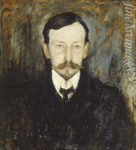 Turschanski Leonard Viktorowitsch - Porträt von Schriftsteller Iwan Alexejewitsch Bunin (1870-1953)