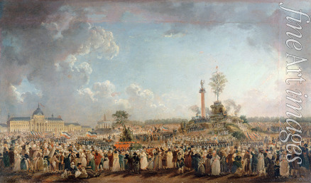 Demachy Pierre-Antoine - Fest des Höchsten Wesens auf dem Pariser Marsfeld am 8. Juni 1794