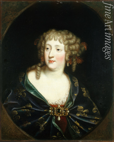 Unbekannter Künstler - Porträt von Maria Theresia von Spanien (1638-1683), Königin von Frankreich und Navarra