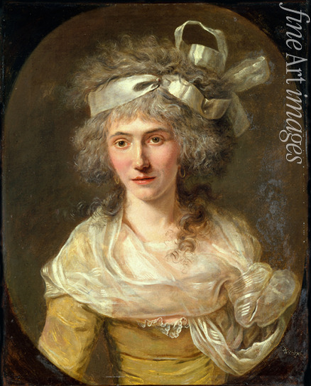 Vestier Antoine - Portrait of Anne-Josèphe Théroigne de Méricourt (1762-1817)