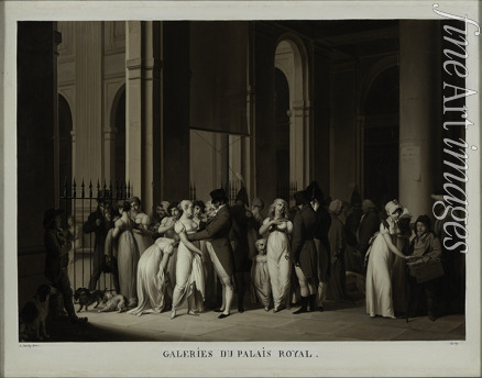 Boilly Louis-Léopold - Les Galeries du Palais Royal