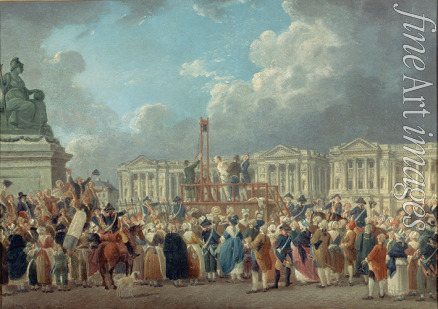 Demachy Pierre-Antoine - Die Hinrichtung auf der Place de la Révolution