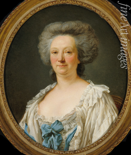 Colson Jean-François Gilles - Portrait of Madame Geoffrin (1699-1777)