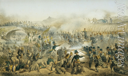 Levert Paul - The Battle of the Chernaya River on August 16, 1855