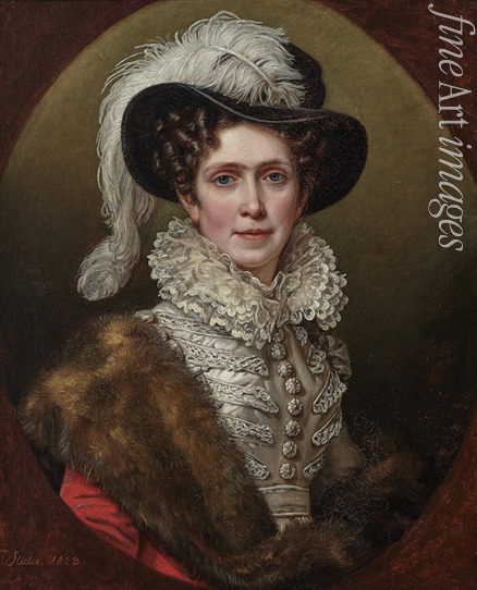 Stieler Joseph Karl - Karoline von Baden (1776-1841), Königin von Bayern