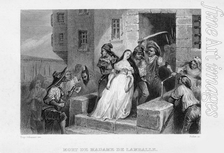 Johannot Tony - Death of Madame de Lamballe