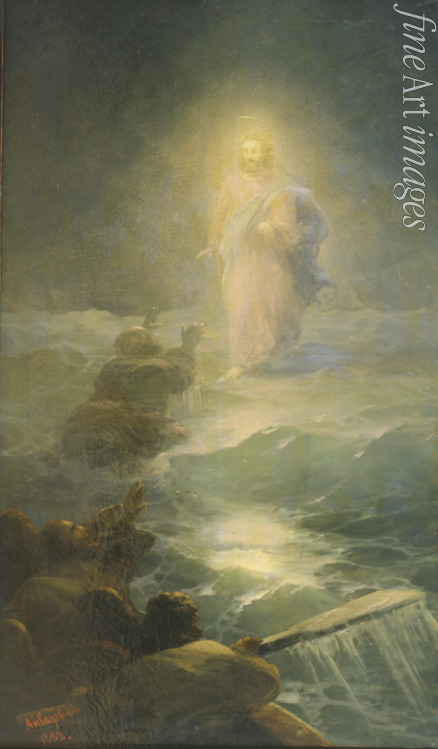 Aiwasowski Iwan Konstantinowitsch - Christus wandelt auf dem Wasser