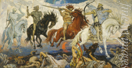 Vasnetsov Viktor Mikhaylovich - The Four Horsemen of the Apocalypse