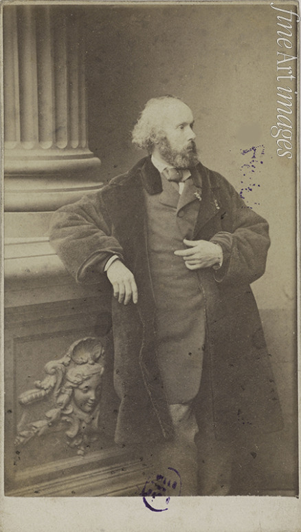 Unbekannter Fotograf - Porträt von Komponist Félicien David (1810-1876)