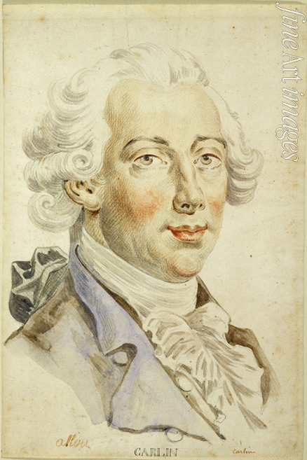 Allou Gilles - Porträt von Carlo Antonio Bertinazzi (1710-1783)