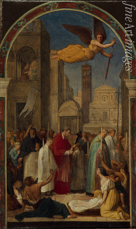 Pichon Pierre-Auguste - Prozession des Heiligen Karl Borromäus während der Mailänder Pest
