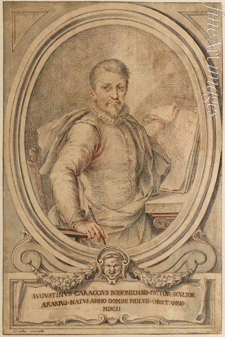 Maratta Carlo - Portrait of Agostino Carracci (1557-1602)
