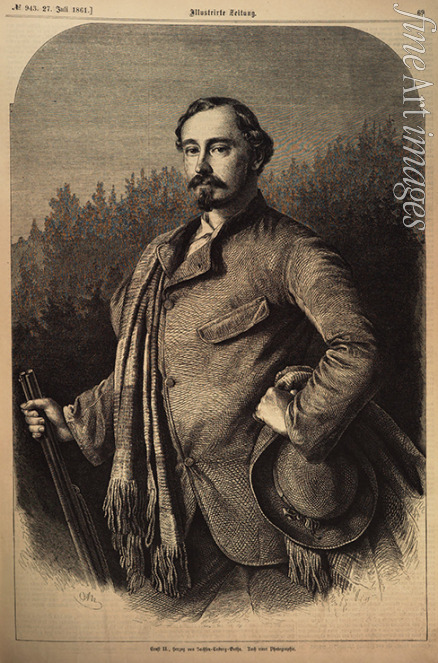 Unbekannter Künstler - Herzog Ernst II. von Sachsen-Coburg und Gotha (1818-1893)