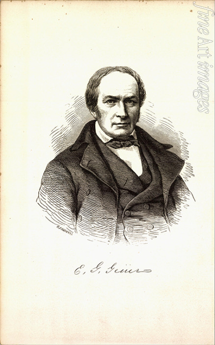 Hansen Hans Peter - Portrait of the writer, poet and composer Erik Gustaf Geijer (1783-1847)