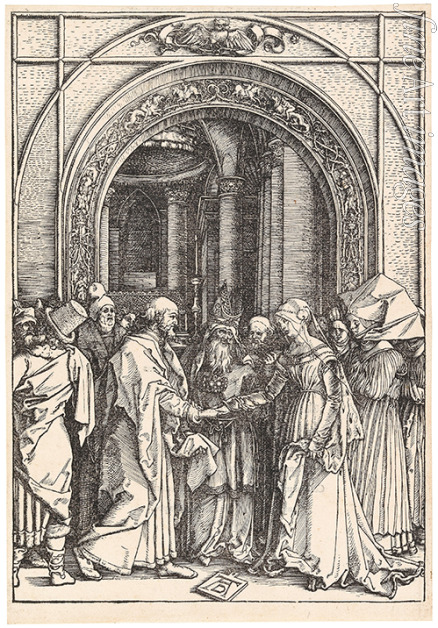 Dürer Albrecht - The Marriage of the Virgin, from The Life of the Virgin