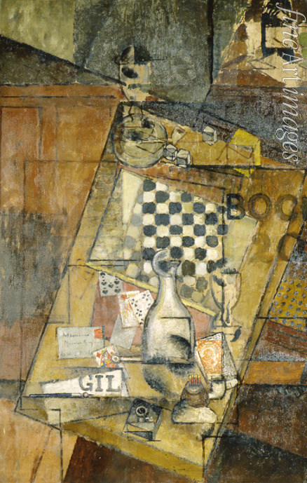 Marcoussis Louis - Still life with a chessboard