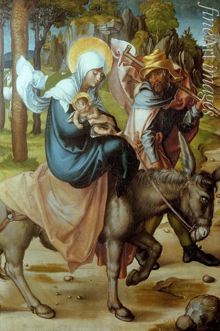 Dürer Albrecht - Die Sieben Schmerzen der Maria: Die Flucht nach Ägypten