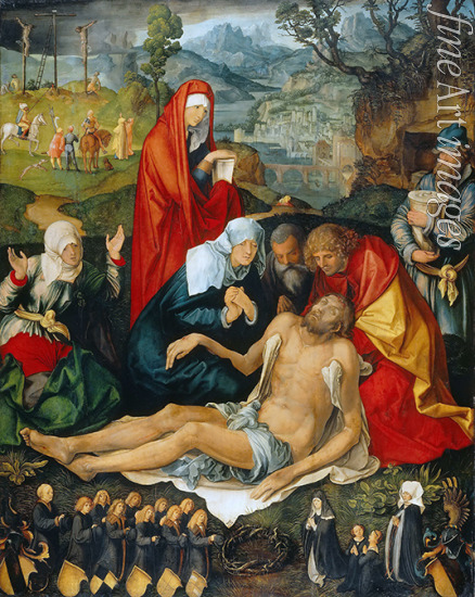 Dürer Albrecht - The Lamentation of Christ. Epitaph-Painting of the Nuremberg Holzschuher Family