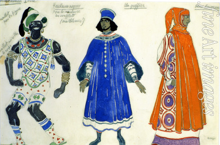 Bakst Léon - Costume design for the ballet Le Martyre de St. Sébastien by G. D'Annuzio