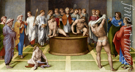 Genga Gerolamo - Saint Augustine Baptizes the Cathechumens