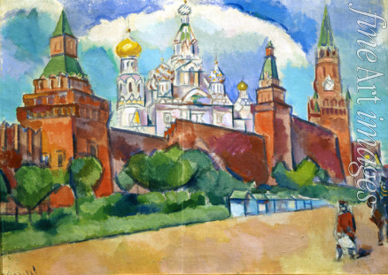 Baranov-Rossiné Vladimir Davidovich - The Red Square in Moscow