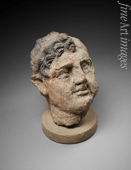 Zentralasiatische Kunst - Kopf eines jungen griechisch-baktrischen Fürsten. Aus dem Oxos-Tempel, Tacht-i Sangin