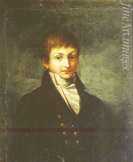 Russian master - Portrait of the Poet Konstantin Nikolayevich Batyushkov (1787-1855)