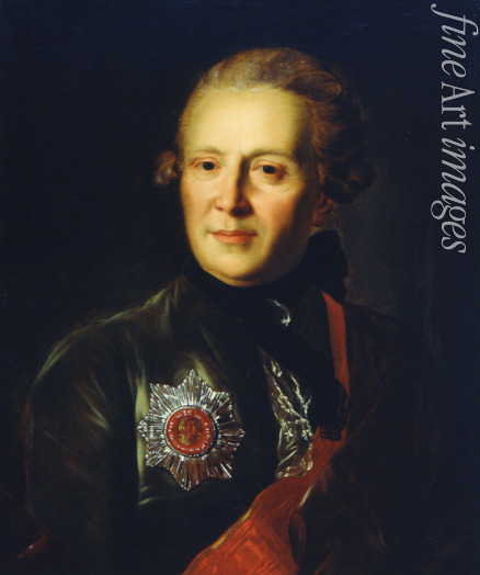 Rokotow Fjodor Stepanowitsch - Porträt des Dichters Alexander Sumarokow (1717-1777)