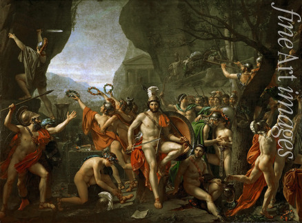 David Jacques Louis - Leonidas at Thermopylae