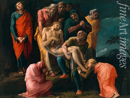 Caravaggio Polidoro da - Christus wird zum Grab getragen