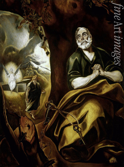 El Greco Dominico - The Tears of Saint Peter