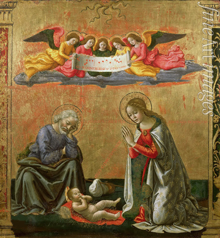 Ghirlandaio Domenico - Die Anbetung des Christuskindes