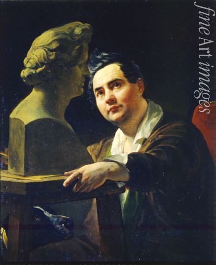 Briullov Karl Pavlovich - Portrait of the sculptor Ivan P. Vitali (1794-1855)