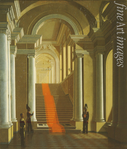 Zaryanko Sergei Konstantinovich - Staircase in the Anichkov Palace in St. Petersburg