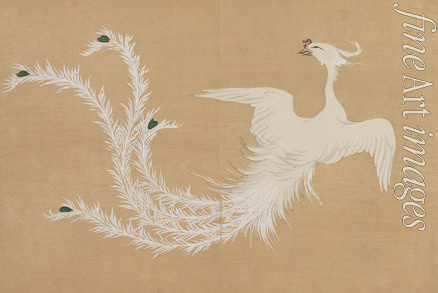 Sekka Kamisaka - White Phoenix (Hakuho). From the series 