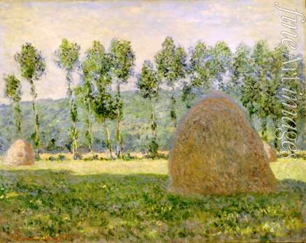Monet Claude - Heuschober in Giverny