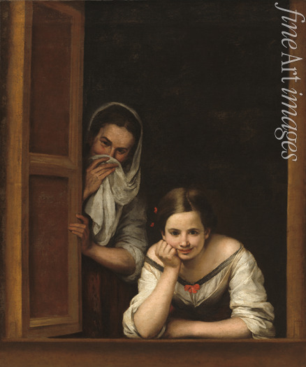 Murillo Bartolomé Estebàn - Two Women at a Window