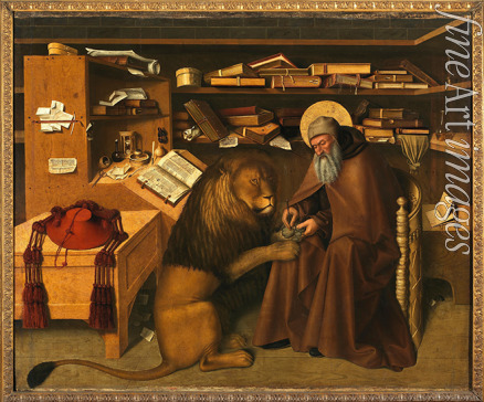 Colantonio Niccolò Antonio - Saint Jerome in his Study