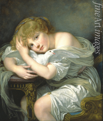 Greuze Jean-Baptiste - Child with a Dove